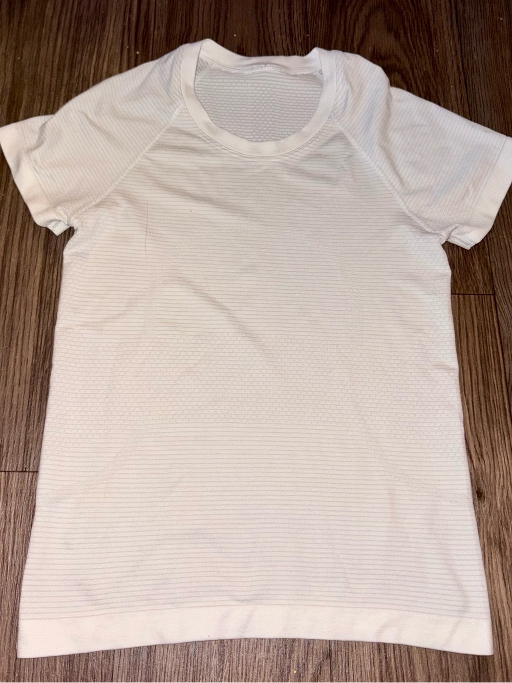 lululemon athletica White Short Sleeve Athletic Tee